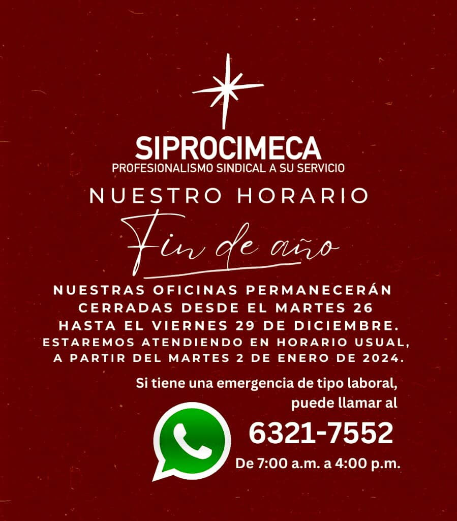 SIPROCIMECA informa: