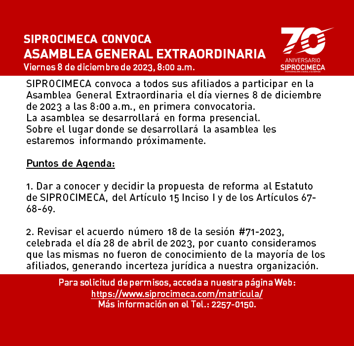 CONVOCATORIA ASAMBLEA RRSSED