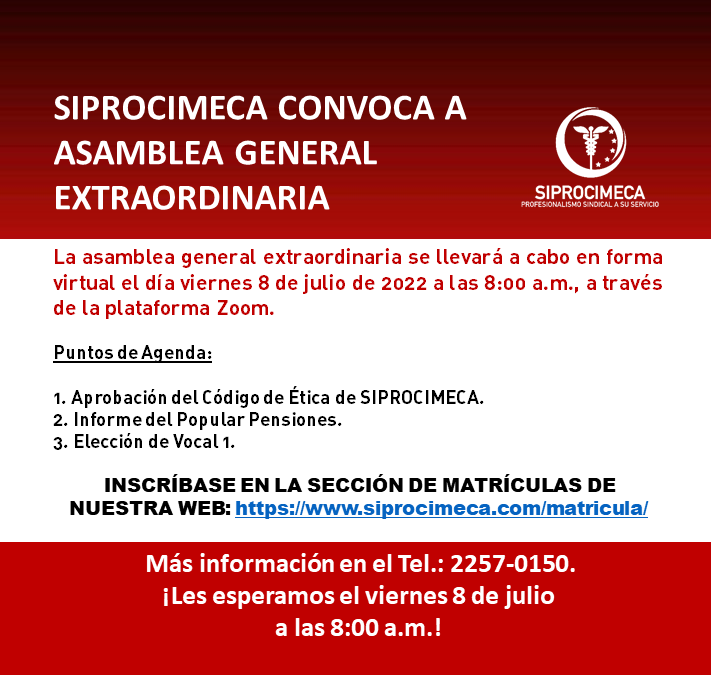 Asamblea Extraordinaria Web