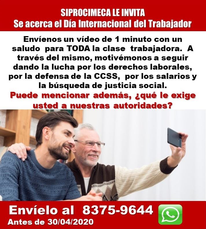 DÍA INTERNACIONAL DEL TRABAJADOR